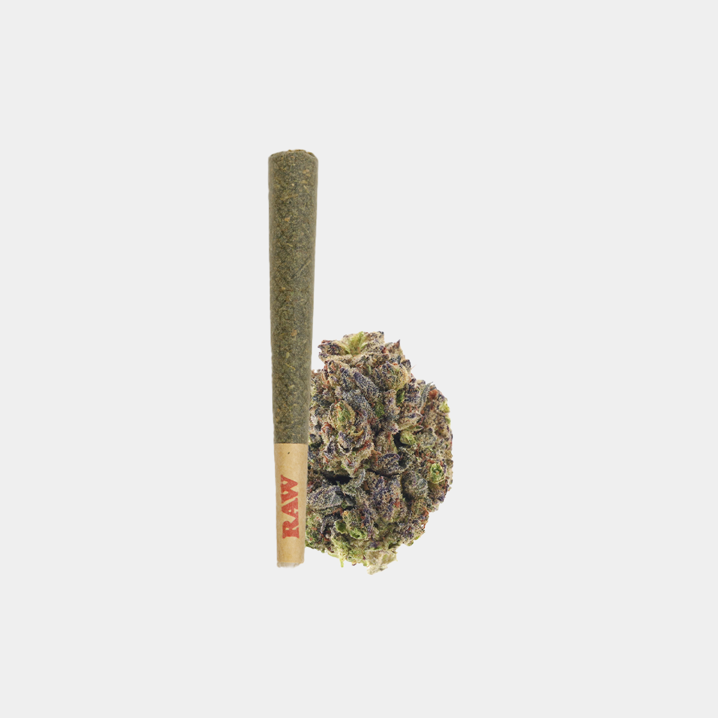Birthday Cake THCa Flower Pre Roll, smooth smoke with sweet vanilla aroma. Rolled up ready for sharing.
