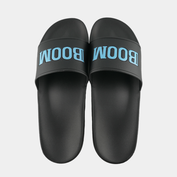 Back view of Slides(slippers) with Boom Logo